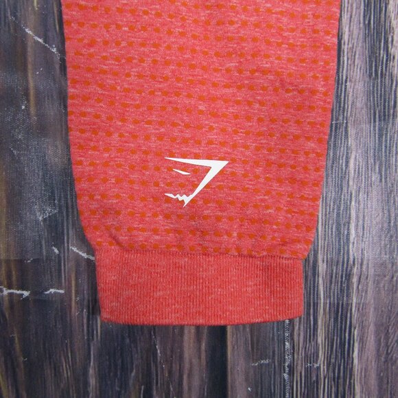 Gymshark Salmon Pink 2XS Leggings Crop Yoga Gym Workout Active Athletic - Picture 4 of 7